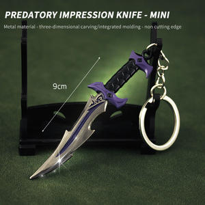 Jeu Jouets Valorant Porte-clés Mini Gun Porte-clés Retail Metal Toy Knife Prime Karambit Reaver Karambit - Product Image 5