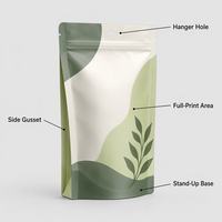 Sachet Doypack Personnalisé en Plastique Qualité Alimentaire avec Logo et Trou de Suspension pour Pâtes, Nouilles, Spaghetti, Macaroni - Vente en Gros Usine