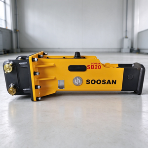 Nuevo Rompedor Hidráulico Tipo Caja SOOSAN SB20 con Cincel de 45 mm para Miniexcavadora de 1.2-3 Toneladas, Garantía de 1 Año - Product Image 1