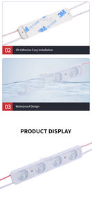 IP67 <b>12V</b> 2835SMD 3W 4LEDs <b>LED</b> Module 180° Beam 12-year warranty for Commercial Backlit Sign Projects - Product Image 5