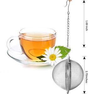 Wholesale 5cm 7cm 9cm <b>Tea</b> Ball Stainless Steel Filter <b>Tea</b> <b>Infuser</b> Strainer - Product Image 2