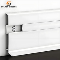 Plinthe en aluminium à LED à revêtement en poudre GS pour l'intérieur des maisons contemporaines