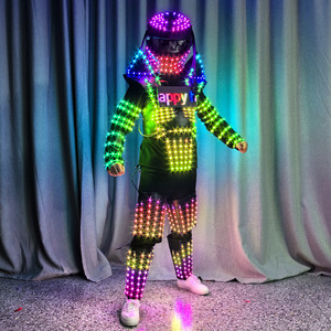 Costume Robot LED Cambia Colore Predator con Schermo Display, Armatura Robotica LED per Spettacoli, Club, Palcoscenico e Feste - Product Image 4