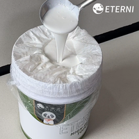 Peinture de finition acrylique transparente haute brillance ETERNI pour murs intérieurs, formule à base d'eau, couleur améliorée, application au pinceau