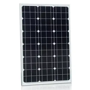 Panel Surya Monokristalin Mini Buatan Tiongkok 12V 3W 5W 18V 10W 15W 20W 30W 40W 50W 60W 80 Watt Harga Panel Surya