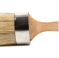 Pinceau de peinture à la craie ronde de qualité industrielle avec poils purs