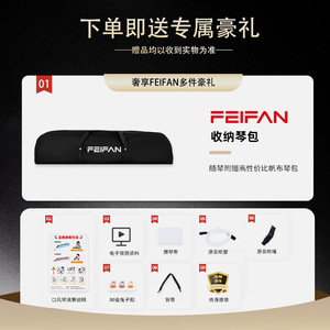 Feifan Melodica 37-Key Portable Piano Student <b>Instrument</b> Classroom Use With Case - Product Image 5