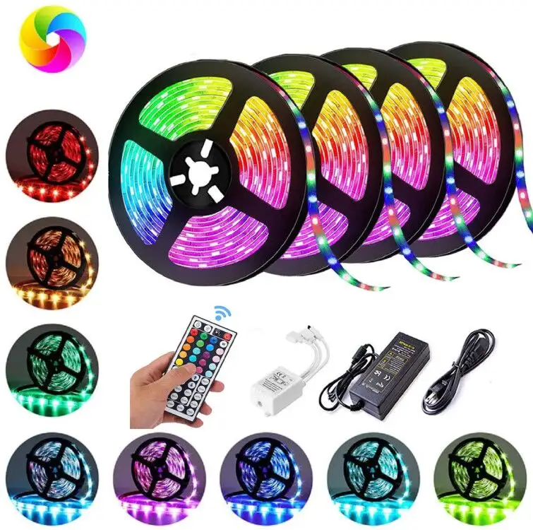 Party Led Strip Lights Waterproof Dimmable Multicolor RGB 5050 Led Strip 10meter 20meter rgb Strip light led