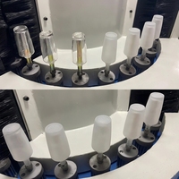 Machine de sablage automatique pour la gravure décorative miroir et le givrage, solution de traitement pour la fabrication d'œuvres d'art en verre de précision