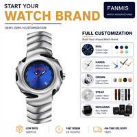 Reloj de Cuarzo con Forma Especial Y2K con Logotipo Personalizado, Caja de Aleación Esmerilada, Reloj de Pulsera Retro para Hombre, OEM, MOQ Bajo de 50 Piezas