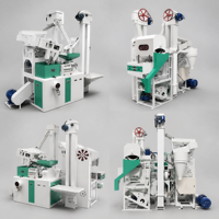 Machine à décortiquer le riz combinée automatique, ensemble complet d'équipements de décorticage du riz, ligne de traitement des céréales à haute efficacité