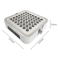 Aspirateur à ongles électrique de bureau JINYI 60W haute puissance 35000 tr/min blanc avec forte aspiration pour les soins de manucure en salon