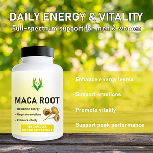 OEM ODM Replenish Energy Maca Root Capsules Black Maca Powder Plant-Based Maca Dietary <b>Supplement</b> Capsules - Product Image 2