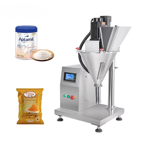 เครื่องบรรจุผงกาแฟแบบกึ่งอัตโนมัติความแม่นยำสูง 0.1-100 กรัม พร้อมหัวจ่ายแบบ Auger สำหรับบรรจุถุงอาหาร เครื่องจ่ายผงแบบตั้งโต๊ะ - Product Image 4