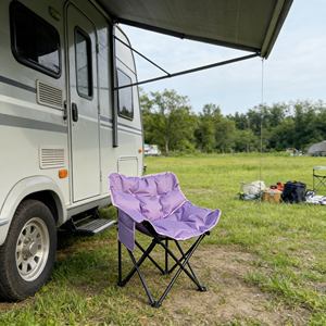 Chaise de <span class=keywords><strong>camping</strong></span> tout temps, tissu Oxford haute densité, résistante à l'eau, pliable pour les voyages en plein air par temps de pluie ou ensoleillé - Product Image 1