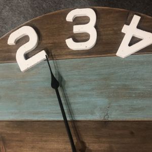 Đồng Hồ Treo Tường Bằng Gỗ Hình Tròn Đau Khổ Trang Trí Cổ Điển Đồng Hồ Thời Gian Thế Giới - Product Image 6