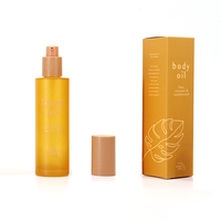 Ensemble d'emballage cosmétique de luxe écologique 50g 100ml 120ml soin de la peau émulsion crème lotion verre vaporisateur avec pompe de presse