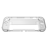 Étui de protection pour console Nintendo Switch OLED, matériau PC, coque transparente pour contrôleur NDS OLED, protection en cristal
