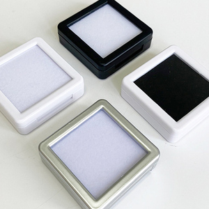 Nhỏ kính hiển thị Box cho Loose kim cương và Đá quý Stones kim loại đồ trang sức container với hiển thị thanh lịch - Product Image 2