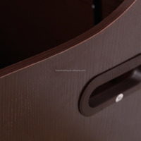 Espresso Classic Austin - Banco de almacenamiento de madera con tapa con bisagras de seguridad, caja organizadora de juguetes de gran capacidad para niños