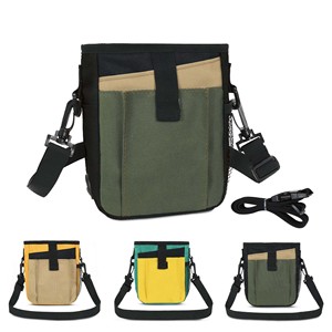 Échantillon gratuit de sac à friandises pour chien, fermeture anti-fuite, mains libres, sac d'entraînement pour chien en plein air avec friandises et ceinture pour les voyages, sac amusant - Product Image 1