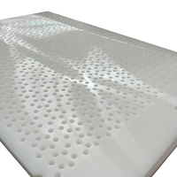 Plaque de découpe UHMWPE à trous ronds pour machine textile Jacquard, antistatique, taille et épaisseur personnalisables