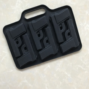 Safran Cool Pistolet Noir Silicone <span class=keywords><strong>Chocolat</strong></span> Moule Silicone Glace Moule Maison DIY Pistolet <span class=keywords><strong>Chocolat</strong></span> Jello Moules <span class=keywords><strong>De</strong></span> Cuisson - Product Image 3