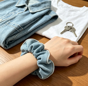 Chouchou pour cheveux bleu imprimé léopard, doux et <span class=keywords><strong>élastique</strong></span>, pour <span class=keywords><strong>queue</strong></span> <span class=keywords><strong>de</strong></span> <span class=keywords><strong>cheval</strong></span>, élégant, accessoire <span class=keywords><strong>de</strong></span> coiffure pour femme, OEM - Product Image 2