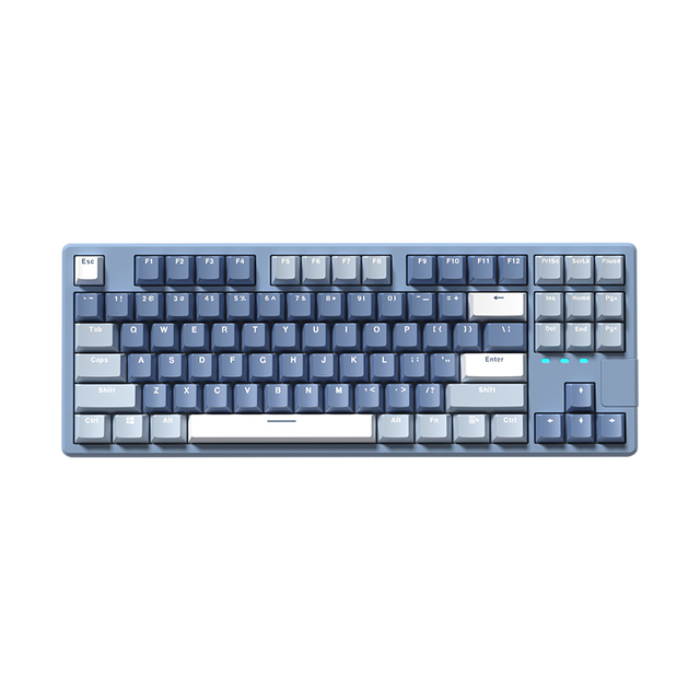 Wired USB Mechanical Gaming Keyboard Customized RGB LED Light PBT Keycap Hot Plug GASKET Structure Anti-Ghosting New