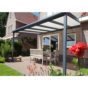 Toldo de aluminio impermeable para exteriores, cubierta Popular holandesa para balcón, Patio y terraza