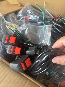 Interruptores de Botón para Faros Delanteros de Motocicleta, Interruptor de Encendido/Apagado de Luces LED para Manillar de <span class=keywords><strong>Moto</strong></span>, Universal, de Aluminio, F2WORLD - Product Image 5