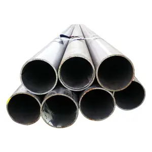 High quality Q235 SS400 straight seam welded carbon steel pipe with beautiful price in China