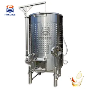 Prezzo di fabbrica 100l 500l 1000l 500l 5000l attrezzatura di fermentazione singolo succo di miscelazione serbatoio