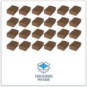 Boardwalk Kraft 1,200/Carton <b>Paper</b> & Paperboards <b>Cup</b> Sleeves for 10 oz to 20 oz Hot <b>Cups</b> - Product Image 5