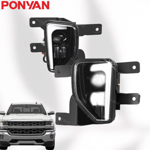 POUR CHEVY SILVERADO 1500 2016-2018 HI-<span class=keywords><strong>PO</strong></span> Avec Lentille Claire LED ANTIBROUILLARD PONYAN IMPERMÉABLE ANTIBROUILLARD HAUTE QUALITÉ CV-970C - Product Image 1