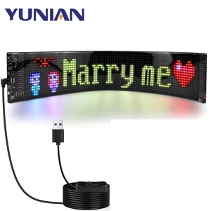 RGB Panel Lamp <strong>LED</strong> Matrix <strong>Pixel</strong> Lights Pattern Graffiti Scrolling Text Animation Display Car Shop Reminder Night Light
