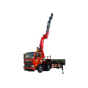 Grue hydraulique montée sur <span class=keywords><strong>camion</strong></span>, avant 4, arrière 8, véhicule à flèche articulée de 30 tonnes, <span class=keywords><strong>camion</strong></span> à benne basculante <span class=keywords><strong>avec</strong></span> grue intégrée - Product Image 5