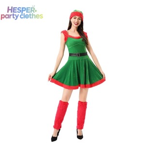 Conjunto de Productos de Papá Noel HESPER, Disfraz de Navidad, Ropa de Santa Claus para Mujer Adulta, Falda Sexy de Navidad y Año Nuevo - Product Image 3