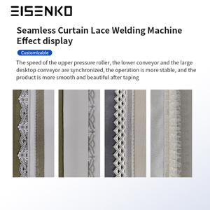 EISENKO, fabricant chinois haut de gamme, machine automatique de collage de dentelle pour rideaux sans couture, haute efficacité, 380V - Product Image 6