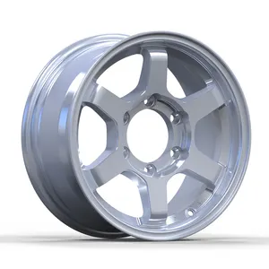 DX158 Thailand Market Silver 15x7 Inch 6x139.7 108 Stronger Alloy Wheels Flow Forming for PICKUP SUV