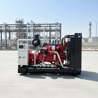 Générateur de cogénération au biogaz avec moteur Cummins 200 kW, chaleur et électricité combinées, gaz naturel, gaz biomasse, démarrage automatique, démarrage à distance, 220V DC