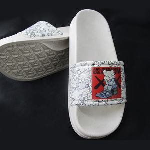 Sandales avec logo personnalisé femmes et hommes, chaussures de diapositives en PVC, sandales OEM, vente en gros, 2020 - Product Image 2