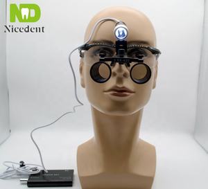 Tandheelkundige 2.5X/3.5X Chirurgische Verrekijker Medische <span class=keywords><strong>Loupe</strong></span> Met Led Head <span class=keywords><strong>Light</strong></span> Lamp Tandheelkundige Loepen Met Lader - Product Image 2