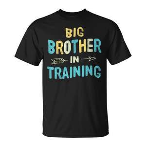 T-shirt Big Brother In Training pour enfants, taille jeune, design unisexe - Product Image 1