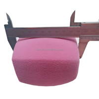 Offre Spéciale pare-brise micro mousse couverture coloré floqué vidéo Microphone pare-brise Triangle forme carrée Communication sans fil