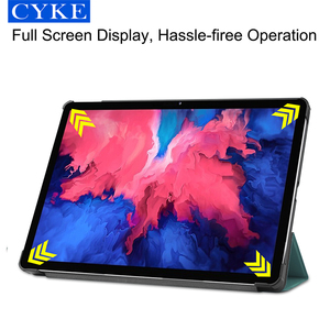 CYKE étui pour tablette à rabat à trois volets 11 pouces fonction de sommeil housse de tablette Xiaoxin pour <span class=keywords><strong>Lenovo</strong></span> Pad <span class=keywords><strong>Tab</strong></span> <span class=keywords><strong>P11</strong></span> TB-J606F 11" - Product Image 4