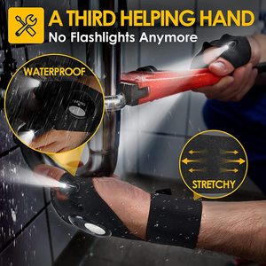 Găng tay đèn LED làm quà tặng cho nam giới, bố, chồng, anh ấy, người yêu xe hơi, dụng cụ độc đáo, đồ chơi thú vị dành cho nam, phụ kiện cắm trại, câu cá, làm việc - Product Image 2
