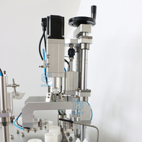 Machine de remplissage semi-automatique haute précision pour flacons, gel, eau pure, huile – Distributeur de bureau multifonction à piston avec fonction de capsulage