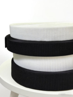 Sangle de soutien-gorge en sangle élastique douce à chevrons Accessoires de vêtements confortables Bande élastique pour Textiles de maison Sacs Chaussures