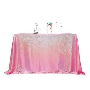 Wedding birthday party dessert table tablecloth decoration hot stamping manufacturers